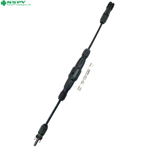 IP68 Waterproof 1500VDC Solar Fuse Connector Harness With mc4 Connectors Solar Wiring Harness