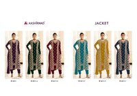 Aashirwad Creation Jacket Georgette Embroidered Designer Suit Catalog