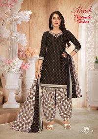 Akash Creation Patiyala Babes Vol 8 Cotton Printed Dress Material Catalog