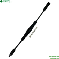 IP68 Waterproof 1500VDC Solar Fuse Connector Harness With mc4 Connectors Solar Wiring Harness