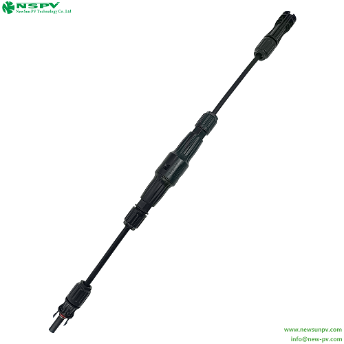 IP68 Waterproof 1500VDC Solar Fuse Connector Harness With mc4 Connectors Solar Wiring Harness