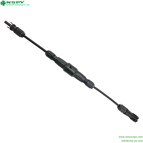 IP68 Waterproof 1500VDC Solar Fuse Connector Harness With mc4 Connectors Solar Wiring Harness