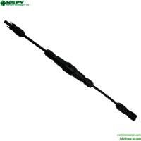 IP68 Waterproof 1500VDC Solar Fuse Connector Harness With mc4 Connectors Solar Wiring Harness