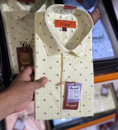 Mens Party Wear Printed Shirt at Best 