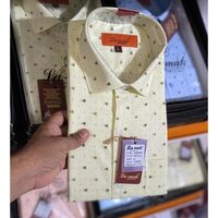 Mens Party Wear Printed Shirt - Cotton Fabric, Size M L Xl Xxl, 10 Vivid Colors | Full Sleeve, Classic Collar, Washable, Bead Closure, Stylish Design