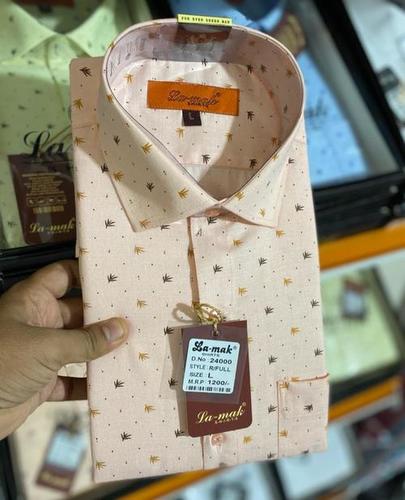Mens Cotton Printed Shirt