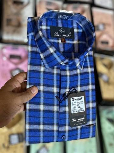 Mens Cotton Check Shirts