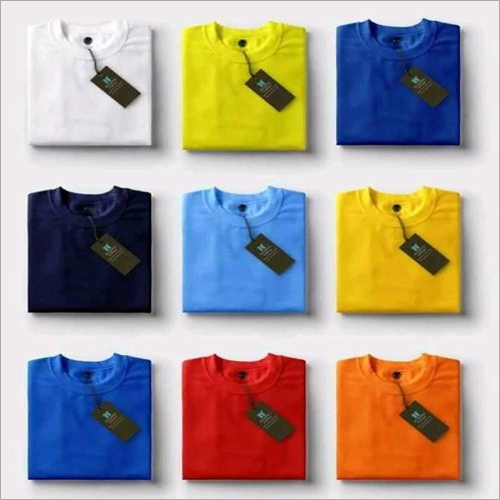 Available In Different Color Mens Plain T Shirt