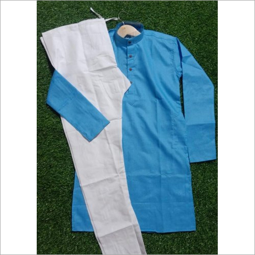 Mens Cotton Kurta Pyjama