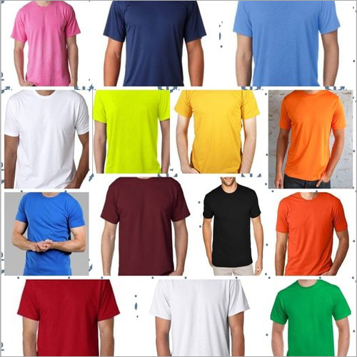 10 Colors Mens Cotton Lycra T-Shirts