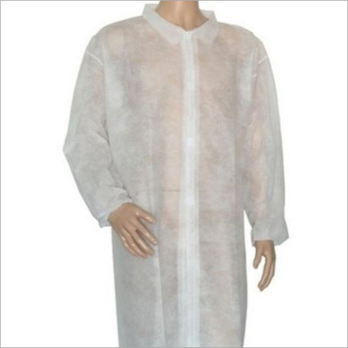 White Disposable Lab Coat