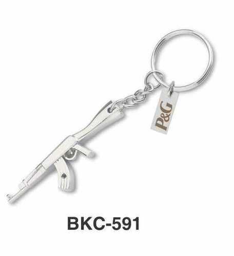 Metal Gun Keychain