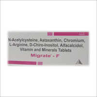 N-Acetylcysteine Astaxanthin Vitamin And Minerals Tablets