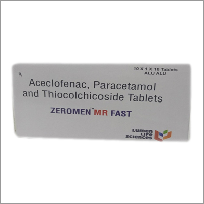 Aceclofenac Paracetamol And Thiocolchicoside Tablets By DAKSHINAMURTI PHARMA PVT LTD
