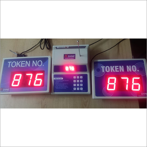 Two Display Wireless Token Display Machine