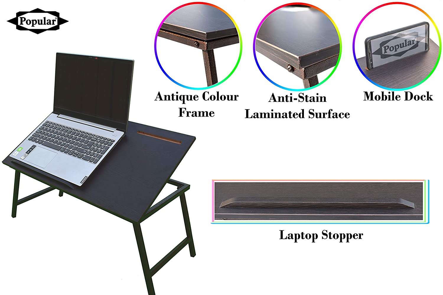 Metal Frame Laptop Table