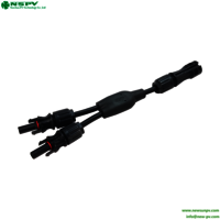2 To 1 Solar Wiring Solar Cables And Connectors PV Cable Harness Photovoltaic Wiring Harness