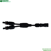 2 To 1 Solar Wiring Solar Cables And Connectors PV Cable Harness Photovoltaic Wiring Harness