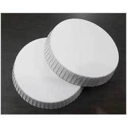 White Paper Round Lid