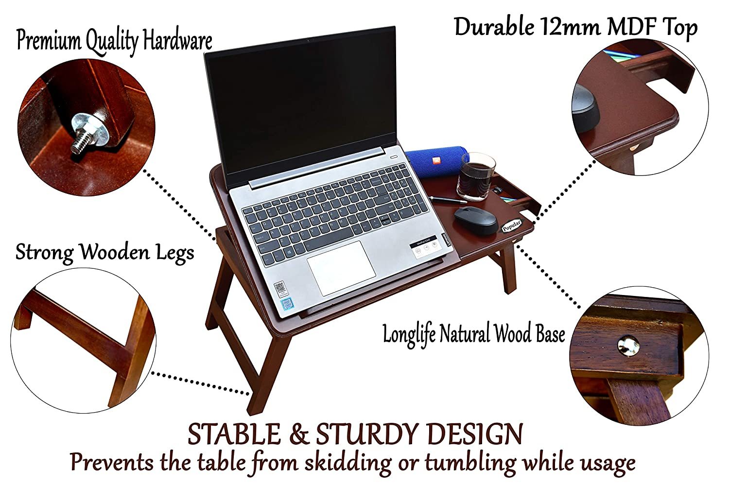 Walnut Laptop Table