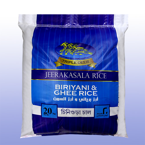 20Kg Triple Deer Jeerakasala Rice Rice Size: Short Grain