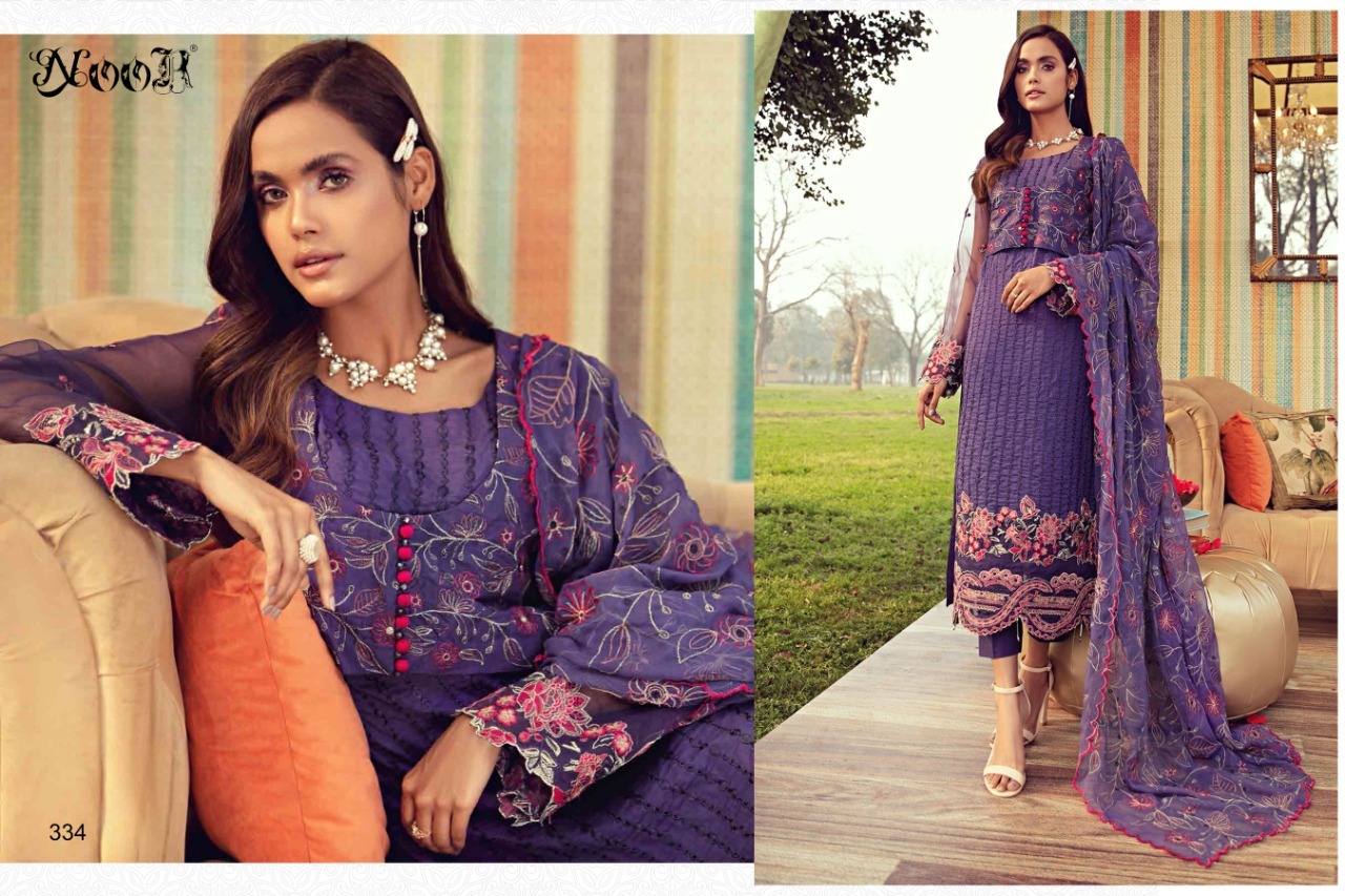 Noor Motifz Cotton With Embroidery Pakistani Suit Catalog