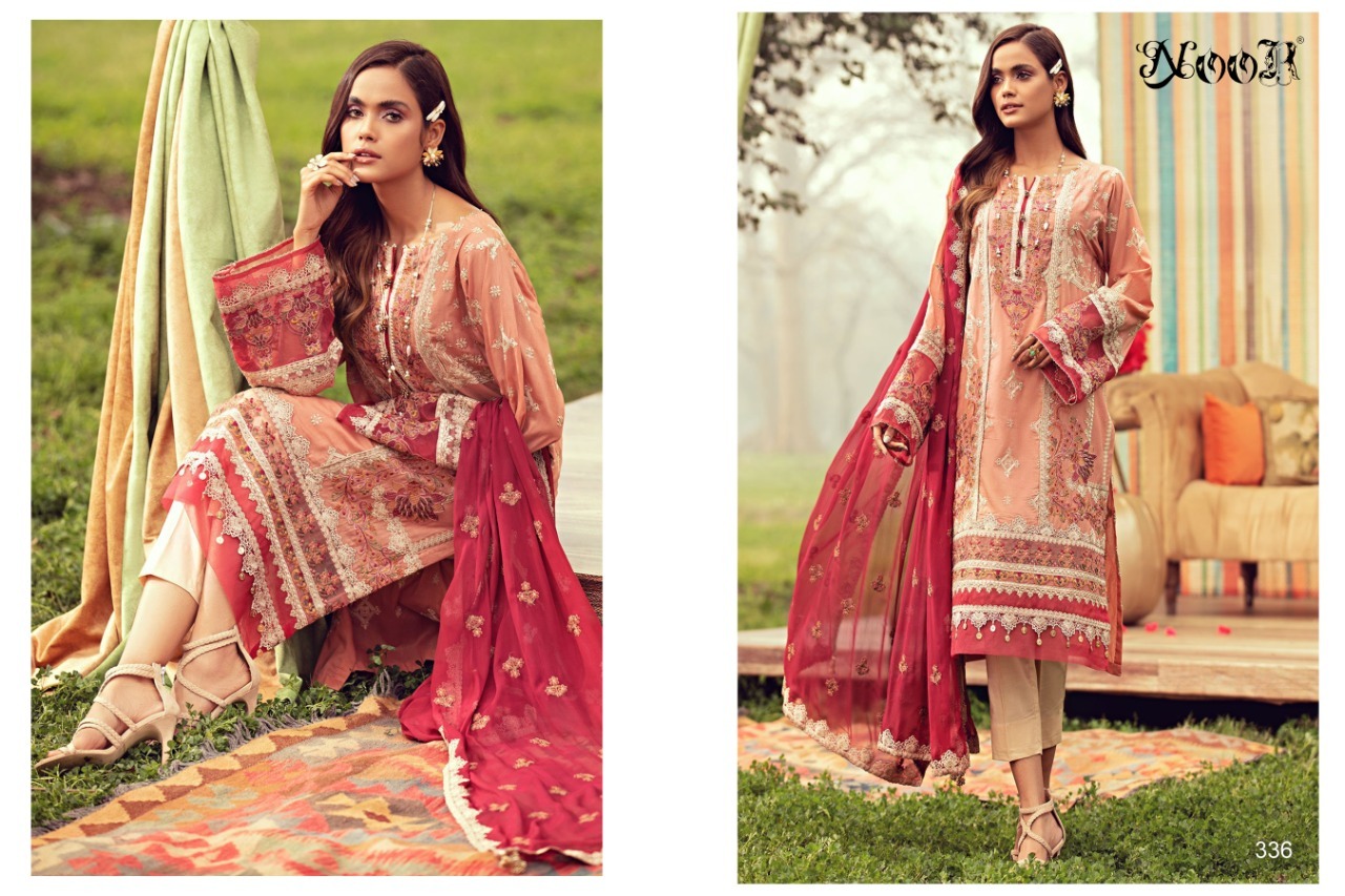 Noor Motifz Cotton With Embroidery Pakistani Suit Catalog