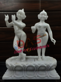 Iskcon Radha Krishna Marble Statue