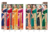 Sangam Prints Bansuri Vol 2 Handloom Silk Printed Saree Catalog