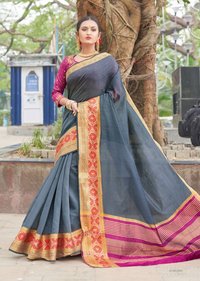 Sangam Prints Bansuri Vol 2 Handloom Silk Printed Saree Catalog
