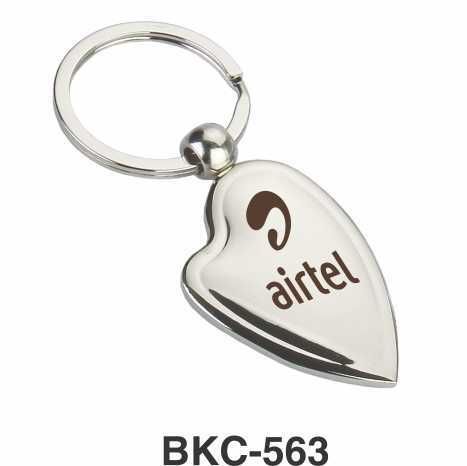 Heart Shape Metal Keychain