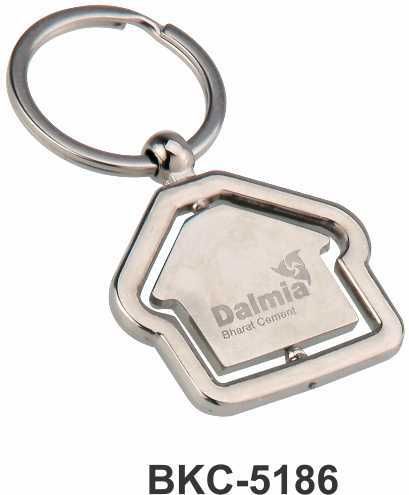 Rotating  Metal Home Keychain