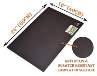 Lap Board - 16x 24 Inch - 8mm Thick Dark Wenge