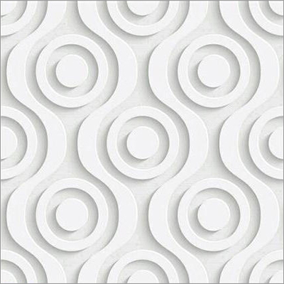 3D Vitrified Floor Tiles - Ceramic, 600 x 600 mm, Ivory White | Non-Slip, Glazed Protective Layer, Humidity Resistant, Square Edge