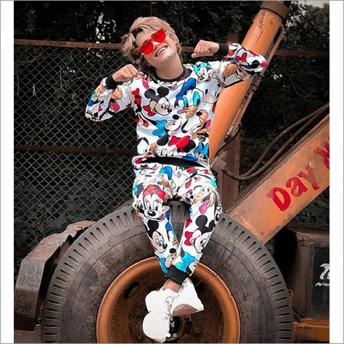Boy Mickey Mouse Printed Tracksuit