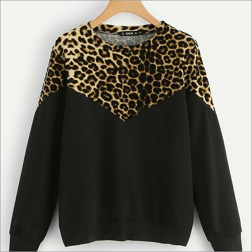 Mens Cheetah Print Sweatshirt