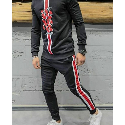 Mens Snake Embroidery Tracksuit