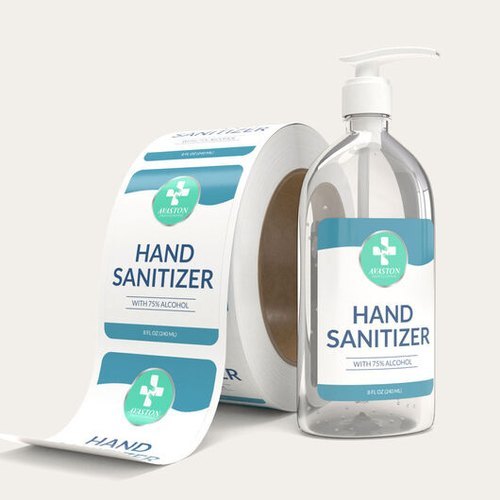 Sanitizer Bottle Label