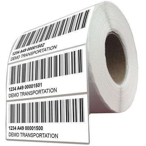 Black & White Bar Code Sticker