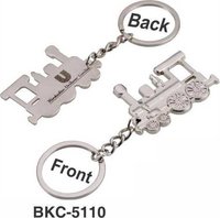 Metal Train Engine Keychain