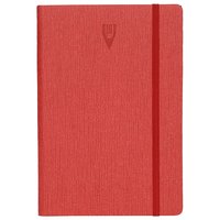 Comma Flip - A5 Size - Notebook And Sketchbook (Navy Blue + Red)