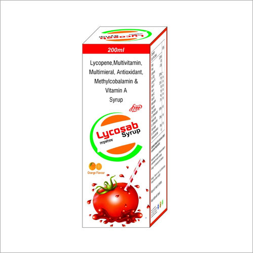 200ml Lycopene Multivitamin Multimieral Antiocidant Methylcobalamin And Vitamin A Syrup