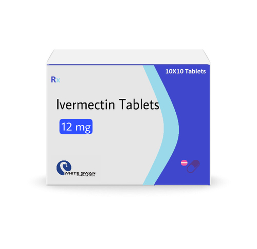 Ivermectin Tablets - 3/6/12 MG | Effective Treatment for Parasitic Infections, Roundworm, Tapeworm, and Skin Conditions, Dosage as Directed by Physician