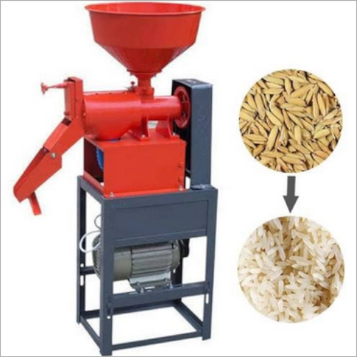 Single Phase Mini Rice Mill Machine