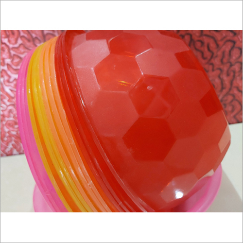 Crystal Multi Color Plastic Bowl