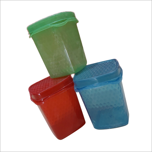 Multicolor Chatni Masala Plastic Container