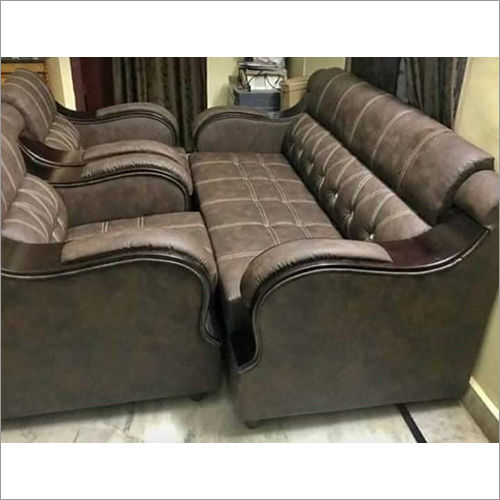 Dark Brown Stylish Sofa Set