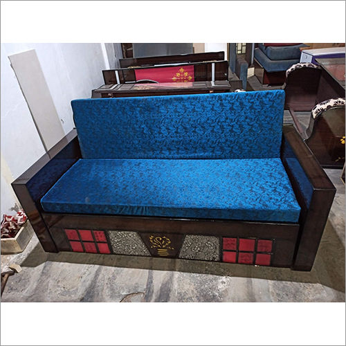 Sofa Cum Bed Blue Set