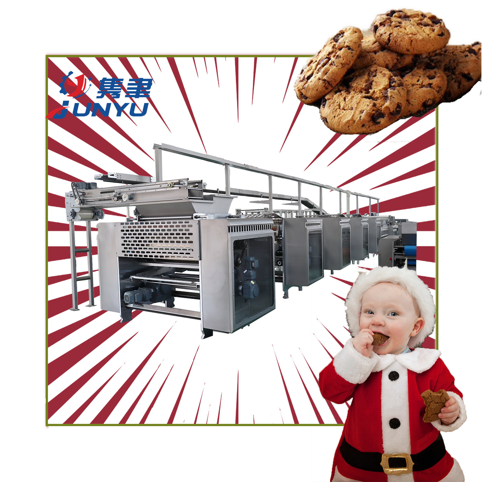 100kg/h cookies biscuit making machine making dough lamination machine biscuit machine price