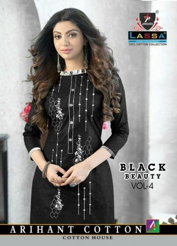 Laasa Black Beauty Vol 4 Cotton Patiyala Dress Material Catalog
